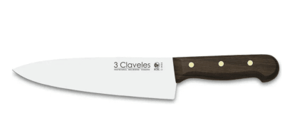 CUCHILLO 3 CLAVELES COCINERO 1074 MANGO MADERA