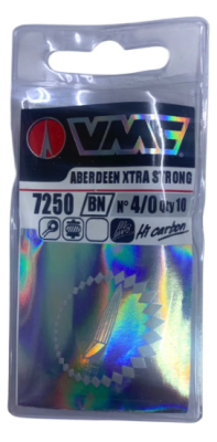 ANZUELO VMC 7250 BLACK NIQUEL 10 UND