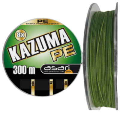 MULTIFILAMENTO ASARI KAZUMA 8X 300MTS MULTIFILAMENTO ASARI KAZUMA 8X 300MTS