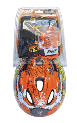 SET CASCO + PROTECCIONES RIDER INFANTIL