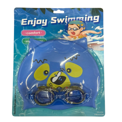 SET LENTE Y GORRO NATACION NIÑO
