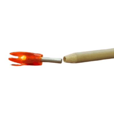 NOCK PARA FLECHA DE MADERA