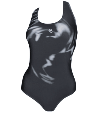 TRAJEBAÑO MUJER FEARLESS NEGRO GRIS