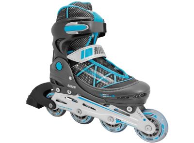 PATIN RIDER NEGRO TURQUESA