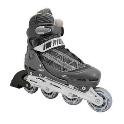 PATIN RIDER NEGRO GRIS
