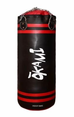 SACO BOX OKAMI SINT HEAVY NEGRO ROJO