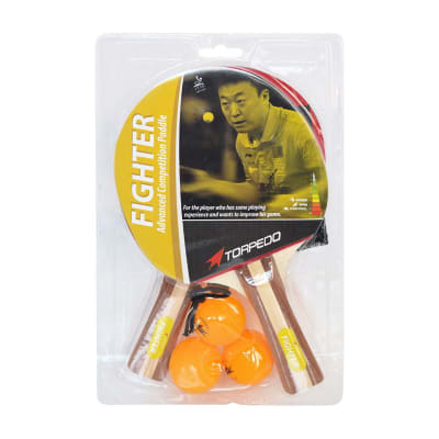 SET TORPEDO FIGHTER PALETA+PELOTAS +BOLSA