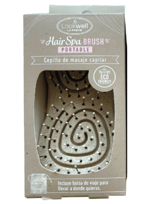 PORTABLE HAIR SPA BRUSH - NATURAL