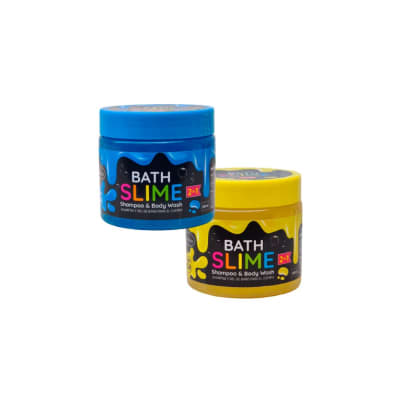 PACK BATH SLIME  X 2 (AZUL+AMARILLO)