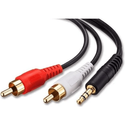 Cable Audio 2RCA a 1 Plug 3.5mm Ulink