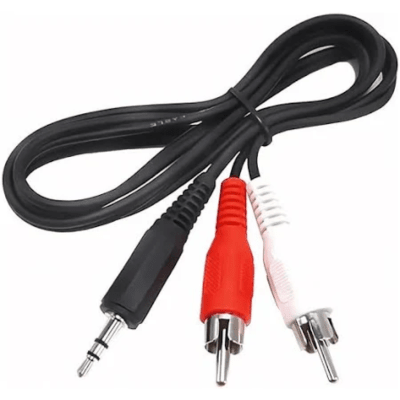 Cable Audio 2RCA a 1 Plug 3.5mm Ulink