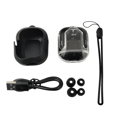 Audífono TWS Mlab Glass Crystal Con Estuche Silicona