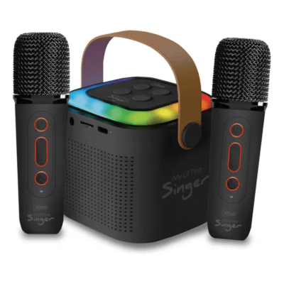 Mlab Karaoke My Lil First Singer RGB 2 Mic Negro