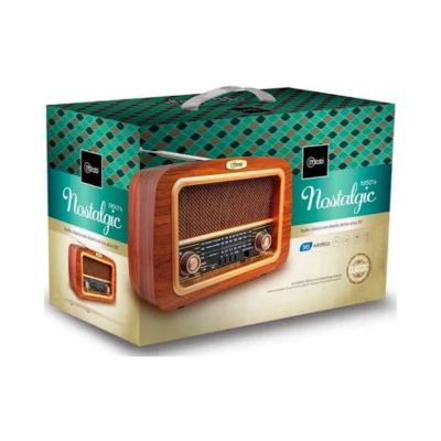 Radio Retro Mlab Nostalgic 1950's AM/FM/SW/BT/USB/TF/Recargable