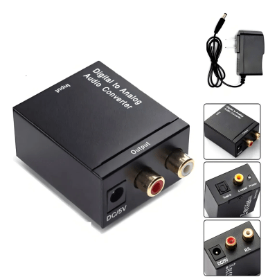 Conversor Audio Digital/Optico a Análogo Birlink