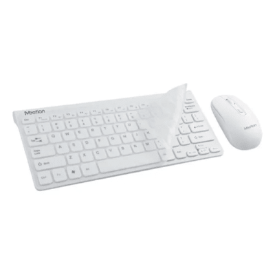 Kit Teclado y Mouse Inalámbrico Meetion Mini4000 Blanco