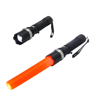 Linterna LED Recargable Táctica Caja PVC 106193