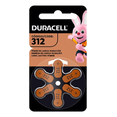 Pila Zinc-Aire Duracell 1un. N°312
