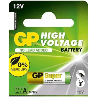 Pila Alcalina GP 1un. 12V - 27AE
