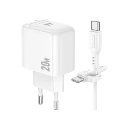 Cargador USB Tipo C Borofone BAS43A 20?W Blanco