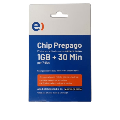 Chip Prepago Entel 3016103