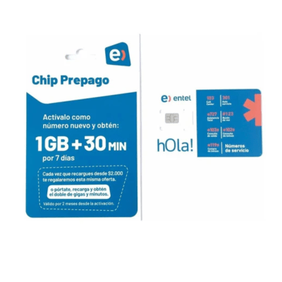 Chip Prepago Entel 3016103