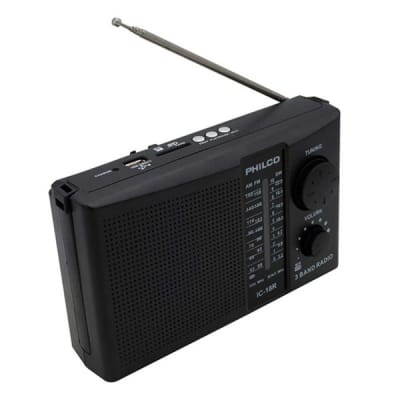 Radio Philco AM/FM USB/SD Recargable IC-18R