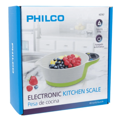 BALANZA DE COCINA PHILCO 5KG KS-767