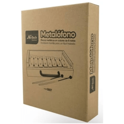 Metalófono Nutech 8 Notas de Colores