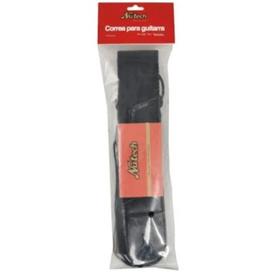 Correa Para Guitarra Nutech Porta Uñeta 06316