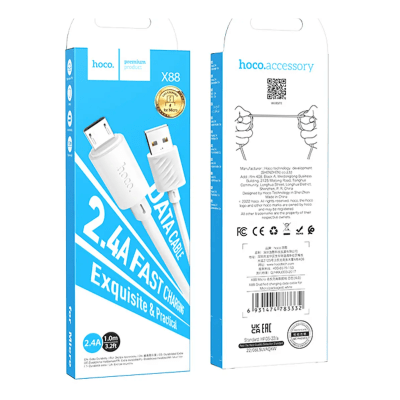 Cable USB a MicroUSB hoco. 6931474783332