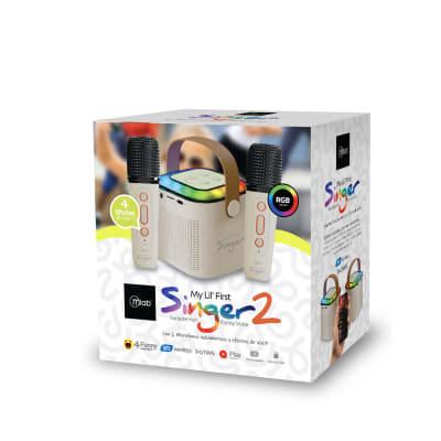 Mlab Karaoke My Lil First Singer 2 RGB 2 Mic inalámbricos