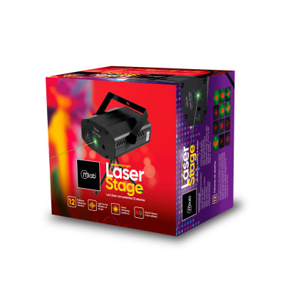 Mlab Luz Láser Stage 12 Diseños Mic Music