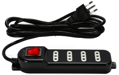 Alargador Macrotel 4 Tomas 3.0m con Interruptor Alargador Macrotel 4 Tomas 3.0m con Interruptor