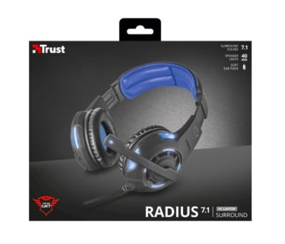 Audífono Trust Gamer Radius 7.1