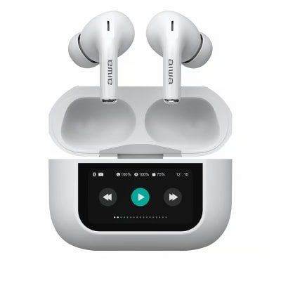 Audífono Bluetooth TWS Aiwa AW-TWSGPRO Pantalla Blanco