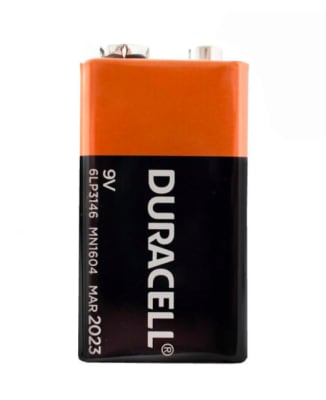 Batería Duracell Alcalina 1un. 9V