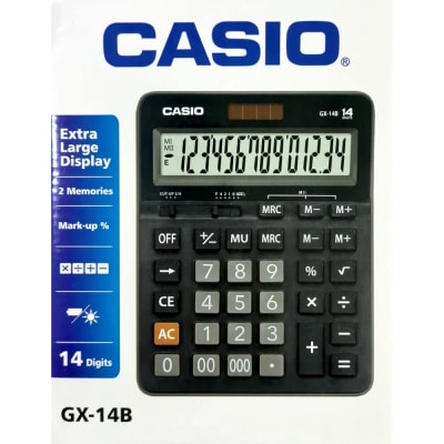 Calculadora Escritorio Casio 14 Dígitos GX-14B