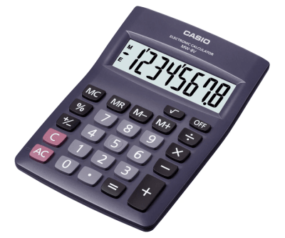 Calculadora Casio MW-8V Escritorio 8 dígitos MW-8V-WE