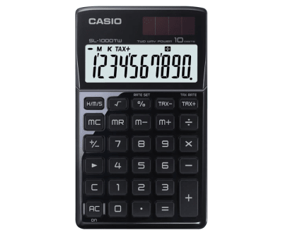 Calculadora Casio SL-1000TW Bolsillo 10 Dígitos Calculadora Casio SL-1000TW Bolsillo 10 Dígitos