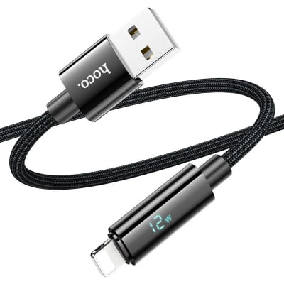 Cable USB a Lightning Hoco 2.4A U125 Digital Display