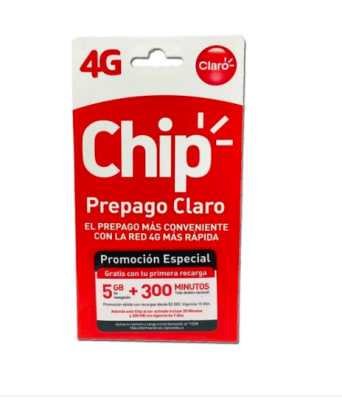 Chip Prepago claro 3015295