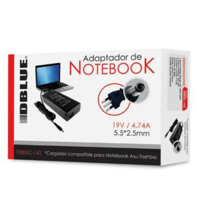 Cargador Notebook DBLUE 19V 4.74A 5.5x2.5mm Asus Toshiba