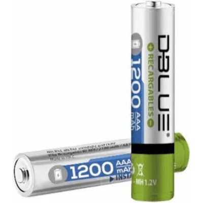 PILAS RECARGABLES AAA DE 1200 MAH NIQUEL - 5 UNID