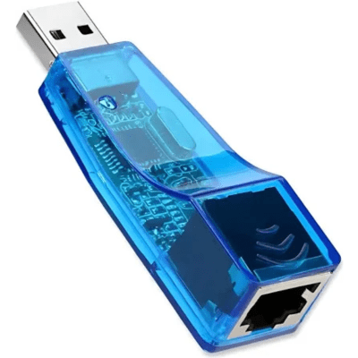 Adaptador DBLUE USB 2.0 A RJ45 10/100Mbps Azul