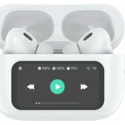 Audífono Bluetooth TWS Fiddler Pantalla Touch FD-T9