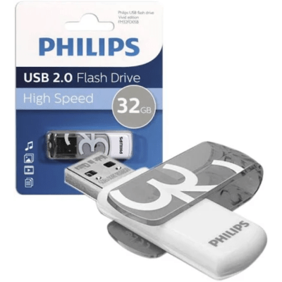 Pendrive Philips Vivid 32GB 2.0 Gray FM32FD05B/97