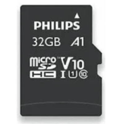Memoria Micro SD Philips 32GB Clase 10 Con Adaptador