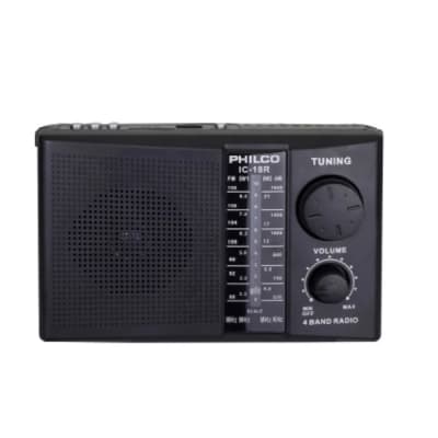 Radio Philco AM/FM USB/SD Recargable IC-18R