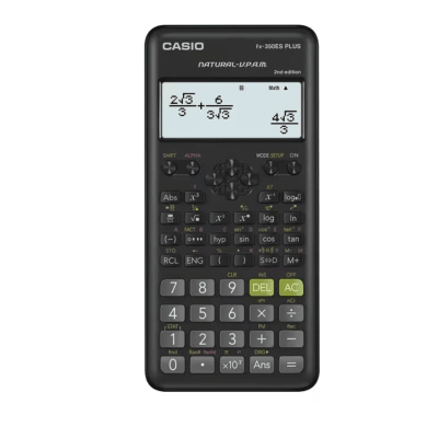Calculadora Científica Casio FX-350ES PLUS Segunda Edición Negro